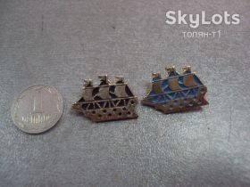 Пам'ятні і ювілейні Памятные и юбилейные ^/--/^ знак корабль парусник ленинград адмиралтейство лот 3 шт №14759 ^_^^^ корабель вітрильник ленінград адміралтейство лот 3 шт No 14759 - фото фото фото