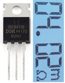 Транзистори Транзисторы ^/--/^ Транзистор B /--/ 4110  (IRFB /--/ 4110) MOSFET N-Ch 100 /--/ V 120 /--/ A корпус TO-220 ^_^^^ Транзистор B /--/ 4110 - фото фото фото