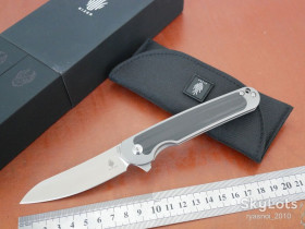 Ножі, мультітули Ножи, мультитулы ^/--/^ Kizer KI /--/ 4556 /--/ A /--/ 2 Clutch, S /--/ 35 /--/ VN, Carbon + Titan, Designer: Carlos Elstner, Caged Ceramic Ball Bearings, Satin - фото фото фото