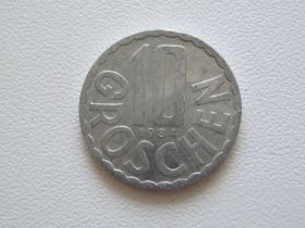 Австрія Австрия ^/--/^ Австрия 10 грошей 1984 года #9457 ^_^^^ Австрія 10 грошей 1984 року #9457 - фото фото фото