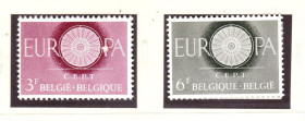 Бенілюкс Бенилюкс ^/--/^ Бельгия 1960 г MNH  - - EUROPA CEPT - ^_^^^ Бельгія 1960 MNH - EUROPA CEPT - фото фото фото