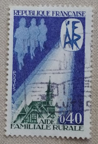 Франція Франция ^/--/^ Франция 1971 г - помощь сельским семьям, гаш ^_^^^ Франція 1971 р. - допомога сільським сім'ям, гаш - фото фото фото