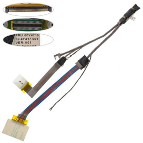 Шлейфи Шлейфы ^/--/^ Шлейф матрицы для ноутбука LENOVO (X /--/ 201), LED (50.4 /--/ Y /--/ 412.002) ^_^^^ Шлейф матриці для ноутбука LENOVO (X /--/ 201), LED (50.4 /--/ Y /--/ 412.002) - фото фото фото