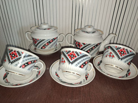 Статуетки, Скульптури, Фігурки, Фарфор Статуэтки, Скульптуры, Фигурки, Фарфор ^/--/^ Сервиз Вышиванка СССР новый Тернопольский фарфорововый завод Тернопіль ^_^^^ Сервиз Вышиванка СССР новый Тернопольский фарфоровый завод Тернополь - фото фото фото