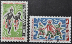 Інше Другое ^/--/^ Дагомея Туземцы Национальный костюм Танцы 1964 ^_^^^ Національний костюм Танці 1964 - фото фото фото