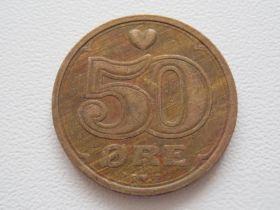 Данія Дания ^/--/^ Дания 50 эре 1989 года 21691 ^_^^^ Данія 50 ери 1989 21691 - фото фото фото