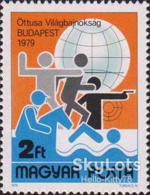 Угорщина Венгрия ^/--/^ Венгрия 1979 спорт Mi 3370 MNH ^_^^^ Угорщина 1979 спорт Mi 3370 MNH - фото фото фото