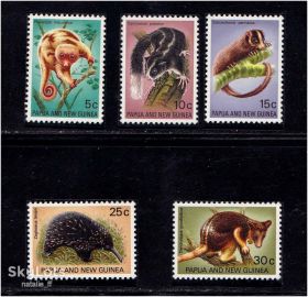 Фауна Фауна ^/--/^ NM Фауна Папуа Новая Гвинея  1971 г  MNH  - ^_^^^ NM Фауна Папуа Нова Гвінея 1971 - фото фото фото