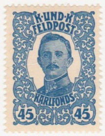 Австрія Австрия ^/--/^ Австрия   (  Австро-Венгерская военная почта  )1918 г. № 75 * ^_^^^ Австрія ( Австро-Угорська військова пошта)1918 р. No 75* - фото фото фото