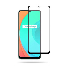 Чохли, бампера Чехлы, бампера ^/--/^ Захисне скло LUX для Realme C /--/ 11 Full Сover чорний 0,3 мм в упаковці ^_^^^ Защитное стекло LUX для Realme C /--/ 11 Full Сover черный 0,3 мм в упаковке - фото фото фото