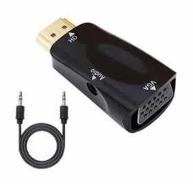Шлейфи, перехідники Шлейфы, переходники ^/--/^ Кабель адаптер HDMI VGA + MiniJack 3.5 Male Female Мама Тато AUX ^_^^^ Кабель адаптер HDMI VGA + MiniJack 3. 5 Male Female Мама Тато AUX - фото фото фото