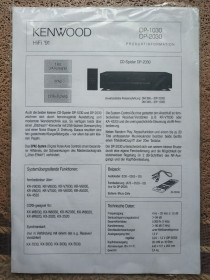 Музикальні центри Музыкальные центры ^/--/^ Инструкция на сд-плеер &amp;quot;Kenwood DP  1030/2030&amp;quot; ^_^^^ Інструкція на сд-плеєр &amp;quot;Kenwood DP 1030/2030 &amp;quot; - фото фото фото
