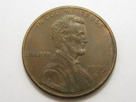 Обігові Обиходные ^/--/^ США 1 цент 1999 года D 3 /--/ П /--/ 1803 - фото фото фото