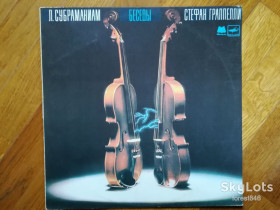 Платівки Пластинки ^/--/^ Л. Субраманиам, С. Граппелли-Беседы  (5)-Ex.-Мелодия ^_^^^ Л. Субраманіам, С. Граппеллі-Бесіди (5)-Ex.-Мелодія - фото фото фото