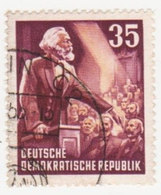 НДР, ФРН ГДР, ФРГ ^/--/^ ГДР 1953  г. № 109 гашеная ^_^^^ НДР 1953 р. No 109 гашена - фото фото фото