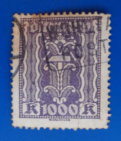 Австрія Австрия ^/--/^ Австрия 1922 г - стандарт, 1000 крон ^_^^^ Австрія 1922 - стандарт, 1000 крон - фото фото фото