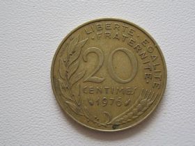 Франція Франция ^/--/^ Франция 20 сантимов 1976 года #9691 ^_^^^ Франція 20 сантимів 1976 року #9691 - фото фото фото