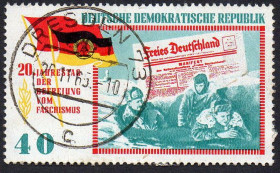 Інші країни Другие страны ^/--/^ НДР 1965 - 20 років перемоги над Фашизмом  (Гб) ^_^^^ ГДР 1965 - 20 лет победы над Фашизмом (Гб) - фото фото фото