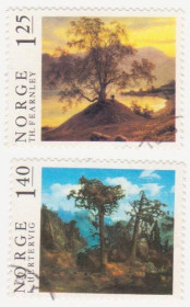 Скандинавія Скандинавия ^/--/^ Норвегия 1976 г.№ 748‑749 гашеная серия ^_^^^ Норвегія 1976 р. No 748-749 гашена серія - фото фото фото