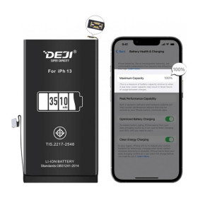 Акумулятори Аккумуляторы ^/--/^ Смарт-батарея (4750 mAh) для iPhone 13 Pro Max (DEJI)  Отражает емкость  Распознается iOS как оригин ^_^^^ Смарт-батарея (4750 mAh) для iPhone 13 Pro Max (DEJI) Розпізнається iOS як оригін - фото фото фото