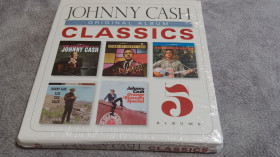 Музичні диски Музыкальные диски ^/--/^ Johnny Cash - Original album classics. 5 cd запечатанный американский бокс-сет ^_^^^ Johnny Cash - Original album classics. 5 cd задрукований американський бокс-сет - фото фото фото