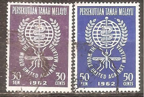Інші країни Другие страны ^/--/^ Малайская федерация 1962 Sc.103-104 гаш. н/серия 2 из 3 ^_^^^ Малайська федерація 1962 Sc.103-104 гаш. н/серія 2 з 3 - фото фото фото