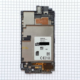 Корпуса на Nokia Корпуса на Nokia ^/--/^ Середній корпус Nokia Lumia 520 RM-914 з розмовним динаміком оригінал з розборки ^_^^^ Средний корпус Nokia Lumia 520 RM-914 с разговорным динамиком оригинал из разборки - фото фото фото