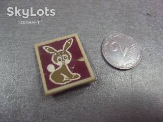 Пам'ятні і ювілейні Памятные и юбилейные ^/--/^ знак детский зайчик ситалл №8127 ^_^^^ Дитячий зайчик ситалл No /--/ 8127 - фото фото фото