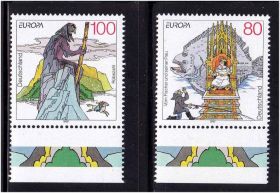 НДР, ФРН ГДР, ФРГ ^/--/^ Германия 1997 г MNH - искусство - ^_^^^ Німеччина 1997 MNH - мистецтво - фото фото фото