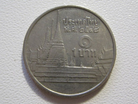 Таїланд Таиланд ^/--/^ Таиланд 1 бат 2005 года #35072 ^_^^^ Таїланд 1 бат 2005 року #35072 - фото фото фото