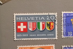 Швейцарія Швейцария ^/--/^ Швейцария Герб 1965 ^_^^^ Швейцарія Герб 1965 - фото фото фото