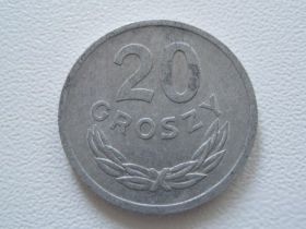 - року - года ^/--/^ Польша 20 грошей 1973 года #14466 ^_^^^ Польща 20 грошей 1973 року #14466 - фото фото фото