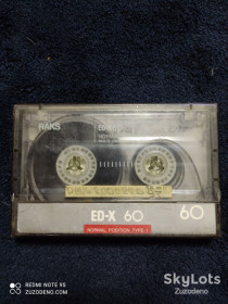 Касети Кассеты ^/--/^ Б/У Аудио кассета RAKS ED-X 60 ^_^^^ Б/У Аудіо касету RAKS ED-X 60 - фото фото фото