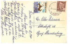 Європа Европа ^/--/^ Дания 1960 г - ПК  - прошла почту - 2 /--/ а скана ^_^^^ 1960 — ПК — пройшла пошту — 2 /--/ а скана - фото фото фото
