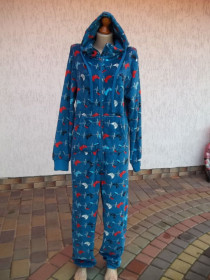 Нижня білизна, плавки Нижнее белье, плавки ^/--/^ Prom            ( М -  48 р )  Флисовый комбинезон пижама кигуруми мужская  Б / У ^_^^^ Prom ( 48 / 50 р ) Флісовий комбінезон піжаму кігурумі чоловіча Б / У - фото фото фото