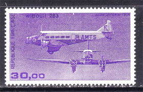 Транспорт Транспорт ^/--/^ Авиация .  Франция   1976 г MNH - ^_^^^ Франція 1976 MNH - фото фото фото