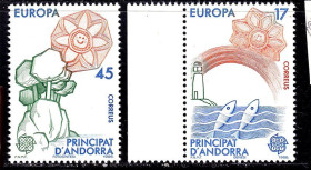 Малі Держави Європи Малые Государства Европы ^/--/^ Андорра  SP  1986 г  MNH - CEPT EUROPA - ^_^^^ SP 1986 MNH - CEPT EUROPA - фото фото фото