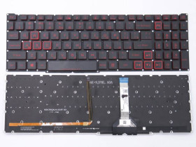 Клавіатури Клавиатуры ^/--/^ Клавиатура для ACER Nitro 5 AN /--/ 515-46 AN /--/ 515-56 AN /--/ 515-57 AN /--/ 517-41 AN /--/ 517-54 AN /--/ 517-56 AN /--/ 715-51 (RU Black ^_^^^ Клавіатура для ACER Nitro 5 AN /--/ 515-56, AN /--/ 515-57, AN /--/ 517-54, AN /--/ 517-41 (RU Black без рамки з Red підсвітлення - фото фото фото