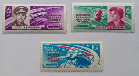 СРСР - СССР - ^/--/^ СССР 1963 Космический полет, корабль Восток-5,6, MNH ^_^^^ СРСР 1963 Космічний політ, корабель Схід-5,6, MNH - фото фото фото