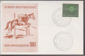 Європа Европа ^/--/^ Германия 1961 КОННЫЙ СПОРТ ЧЕМПИОНАТ ЕВРОПЫ СКАЧКИ ВЫЕЗДКА КОНЬ ЛОШАДЬ СКАКУН НАЕЗДНИК ХК СГ ^_^^^ Німеччина 1961 Кінний СПОРТ ЧЕМПІОНАТ ЄВРОПИ СКАЧКИ ВИЇЗДКА КІНЬ ЛОШАДЬ СКАКУН НАЇЗДНИК ХК СГ - фото фото фото
