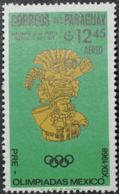 Інше Другое ^/--/^ Парагвай Искусство Золото Инков Спорт Мехико-1968 1966 ^_^^^ Золото Інків Спорт Мехіко-1968 - фото фото фото