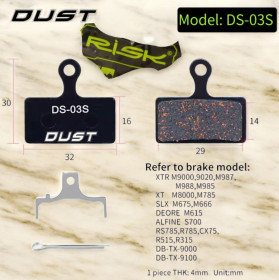 Гальмівна система Тормозная система ^/--/^ Risk 03 /--/ S Shimano B /--/ 01 /--/ S колодки вело dust прочные качественные новые ^_^^^ Гальмівні Колодки RISK DUST DS-03 /--/ S Shimano Дискові Якість, 4000 /--/ км знос Нові - фото фото фото