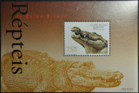Інше Другое ^/--/^ Гвинея-Биссау Фауна Крокодил 2002 ^_^^^ Гвінея-Біссау Фауна Крокодил 2002 - фото фото фото