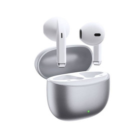 Навушники, гарнітури Наушники, гарнитуры ^/--/^ Навушники Bluetooth бездротові Remax M /--/ 6 AlloyBuds з мікрофоном Silver ^_^^^ Наушники Bluetooth беспроводные Remax M /--/ 6 AlloyBuds с микрофоном Silver - фото фото фото