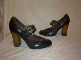 Туфлі Туфли ^/--/^ ТУФЛИ = TOP SHOP = 100% НАТ.КОЖА БРАЗИЛИЯ 37-38 /--/ р. ^_^^^ ТУФЛІ = TOP SHOP = 100% НАТ.Шкіра Бразилії 37-38 /--/ р. - фото фото фото