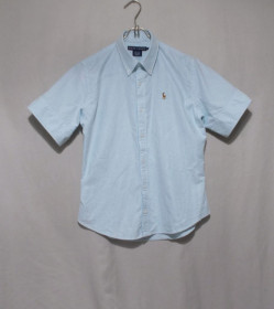 Блузки, сорочки Блузки, рубашки ^/--/^ Рубашка оксфорд под запонки Ralph Lauren голубая полоска 44 /--/ р ^_^^^ Сорочка оксфорд під запонки Ralph Lauren блакитна смужка 44 /--/ р - фото фото фото