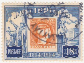 Північна Америка Северная Америка ^/--/^ Филиппины   1954 г.№  582 гашеная ^_^^^ Філіппіни 1954 р. No 582 гашена - фото фото фото