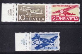 Транспорт Транспорт ^/--/^ Авиация. Швейцария  1944 г MNH - ^_^^^ Транспорт. Авіація. Швейцарія 1944 MNH - фото фото фото