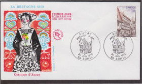 Європа Европа ^/--/^ Франция 1979 КОСТЮМ d&amp;apos;AURAY БРЕТАНЬ ШЛЯПКА ЭТНОГРАФИЯ ТРАДИЦИИ ОБЫЧАИ КУЛЬТУРА КПД Mi.2161 ^_^^^ Франція 1979 КОСТЮМ d&amp;apos;AURAY БРЕТАНЬ ШЛЯПКА ЕТНОГРАФІЯ ТРАДИЦІЇ Звичаю КУЛЬТУРА ККД Mi.2161 - фото фото фото