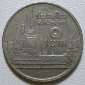 Таїланд Таиланд ^/--/^ Таїланд 1 бат 2001 року #39890 ^_^^^ Таиланд 1 бат 2001 года #39890 - фото фото фото